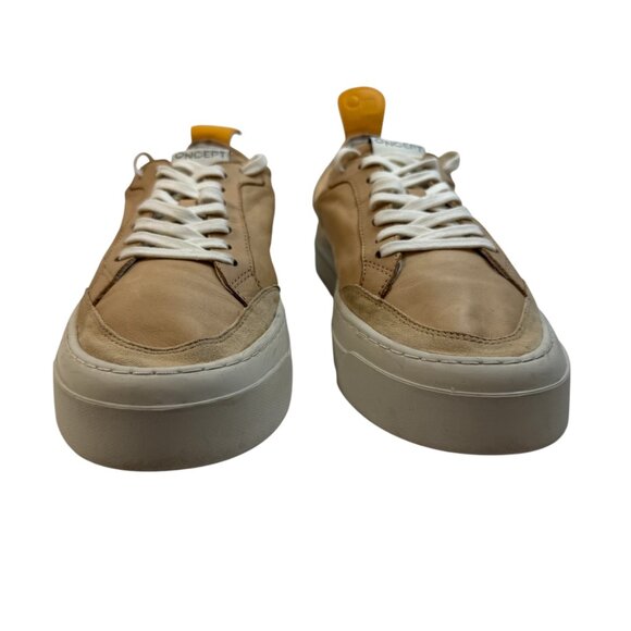 Oncept London "Latte" Leather Sneakers – Women’s US 8.5, Designer,  Luxury - Picture 4 of 10